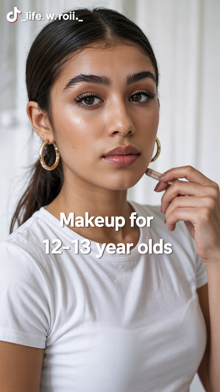 Natural Makeup Tutorial for 12-13 Year Olds Beginners Guide
