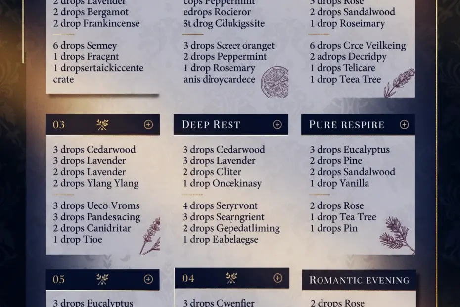 Essential Oil Diffuser Blends for Energy | Morning Aromatherapy Recipes to Boost Focus