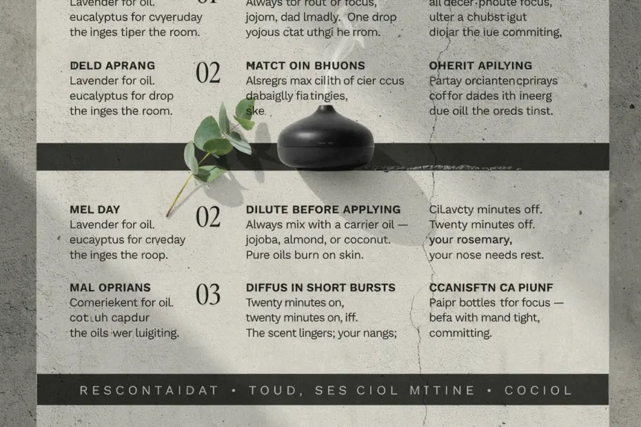 Essential Oils Guide for Beginners | Aromatherapy Tips to Start Your Wellness Routine