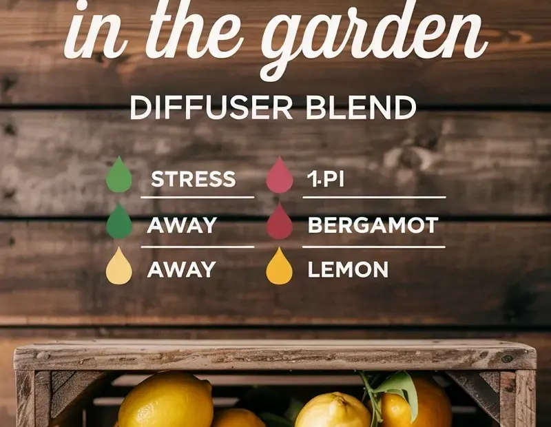 Lemonade in the Garden diffuser blend for spring entertaining
