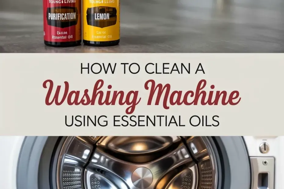 Clean a Washing Machine with Essential Oils | Before & After Tutorial