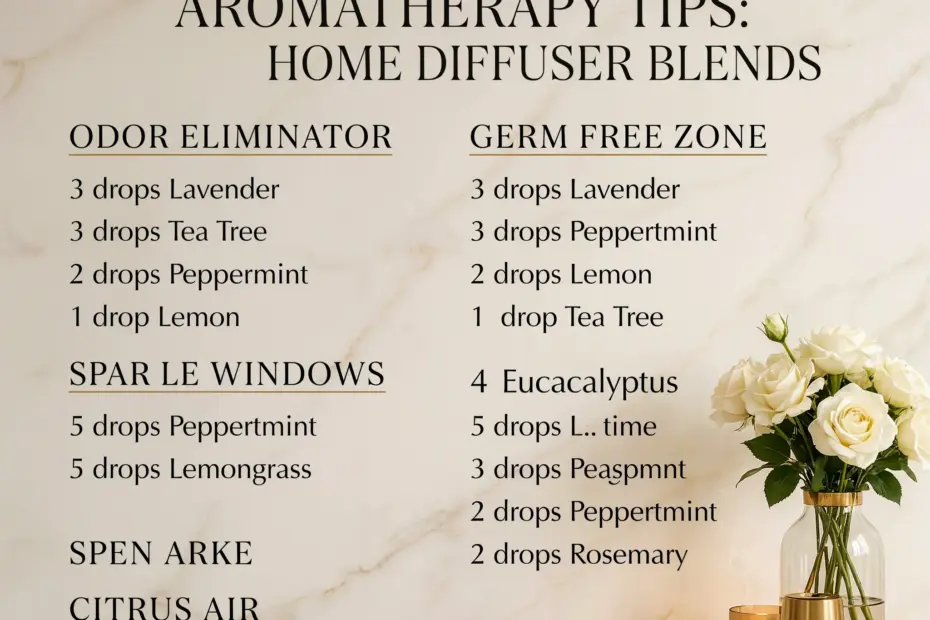 Aromatherapy Tips for Morning Energy | Essential Oil Diffuser Recipes | Start Your Day Fresh