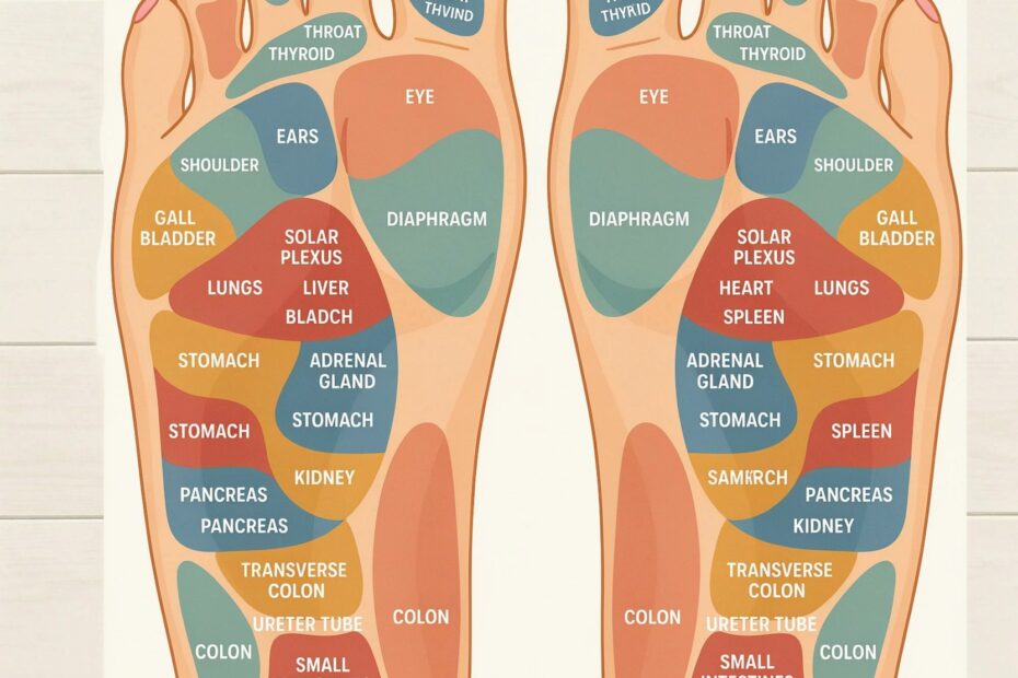 Reflexology and Essential Oils Resource Card | Foot Pressure Points for Aromatherapy | Aromatherapy Tips