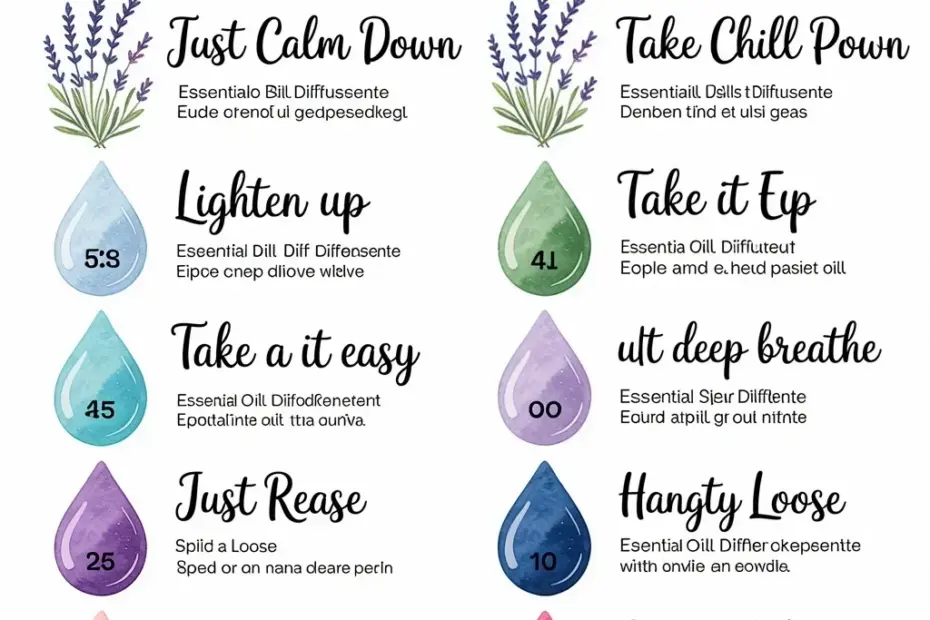 Diffuser Blends for Stress Relief This Holiday Season | 10 Calming Recipes