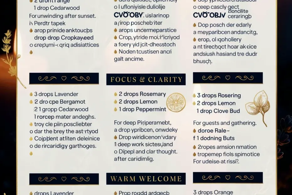 The Ultimate Essential Oils Guide: Diffuser Blend Recipes for Every Mood