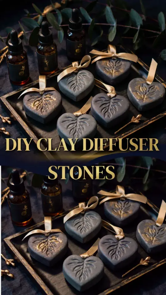DIY Clay Diffuser Stones Before & After | Natural Essential Oil Aromatherapy That Lasts