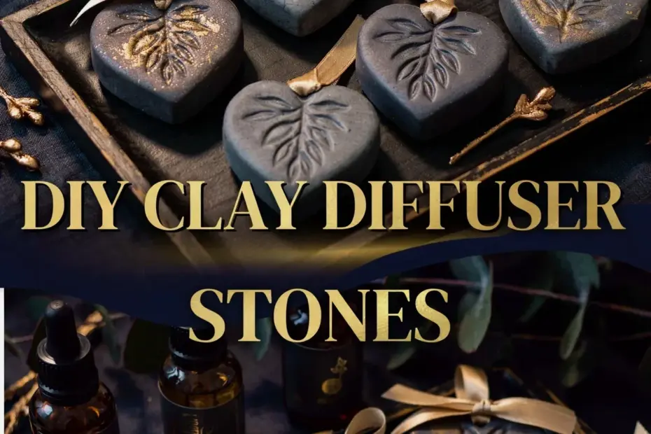DIY Clay Diffuser Stones Before & After | Natural Essential Oil Aromatherapy That Lasts